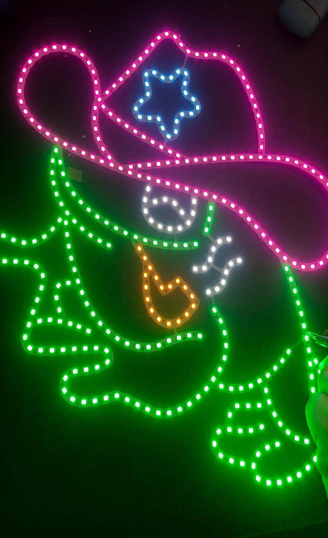 What's letter shape led board?