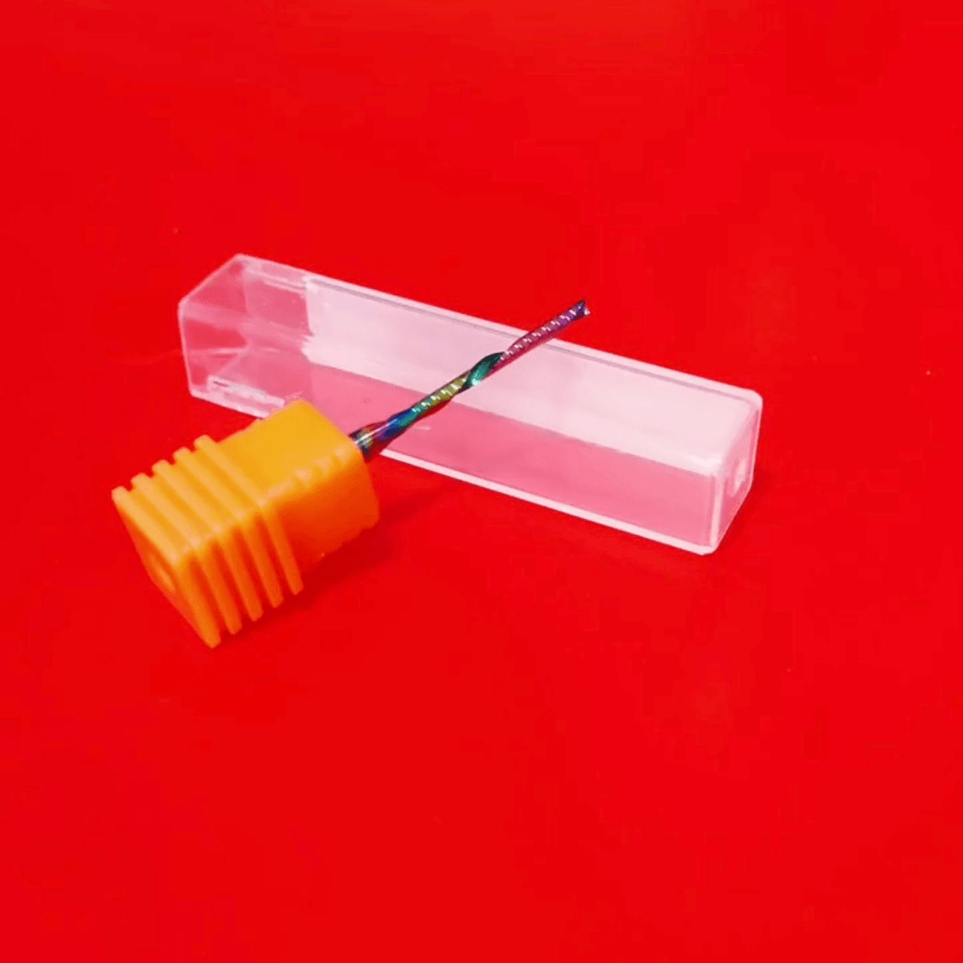 Colorful coating single flute CNC bits