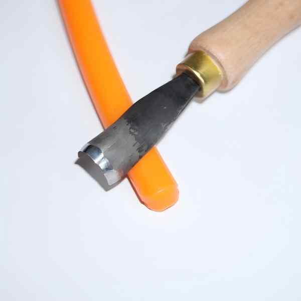 Split Silicone Tube Knife Wooden Handle Hand Tools
