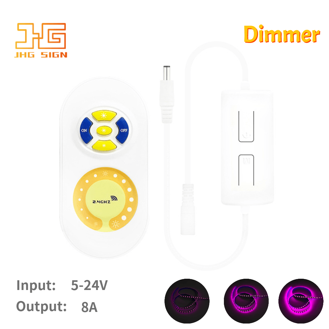 DC 5V 12V 24V LED Dimmer 8A 96W