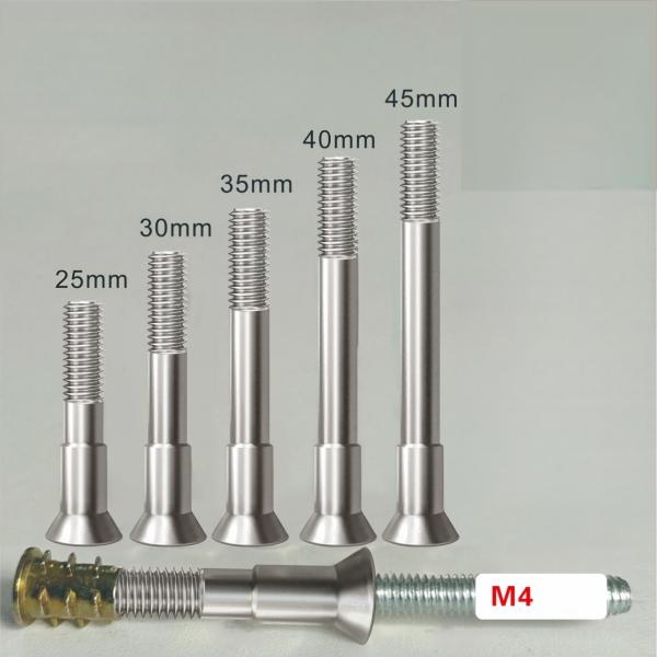 Dual-Purpose Threaded Stud & Nut Set for Acrylic and Back-Lit Sign Letters