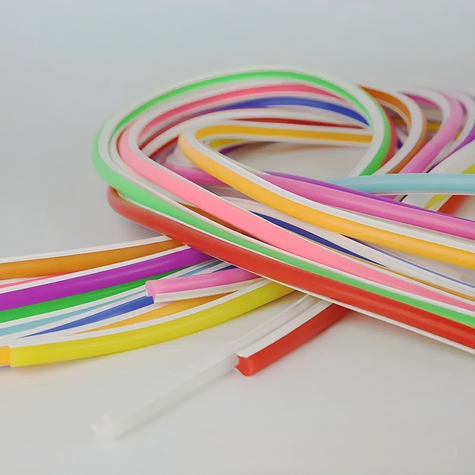2026 Premium Series Gen 2.0 Split Silicone Neon Tubes for LED Neon Signs | 6mm 8mm 12mm | 50M/Roll