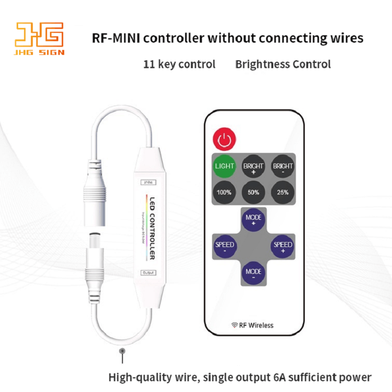 Remote Dimmer DC 12-24V Output 6A Led Controller