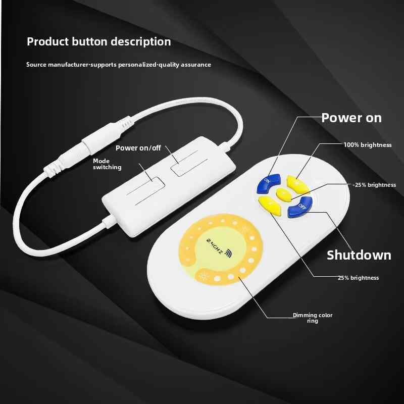 DC 5V 12V 24V LED Dimmer 8A 96W