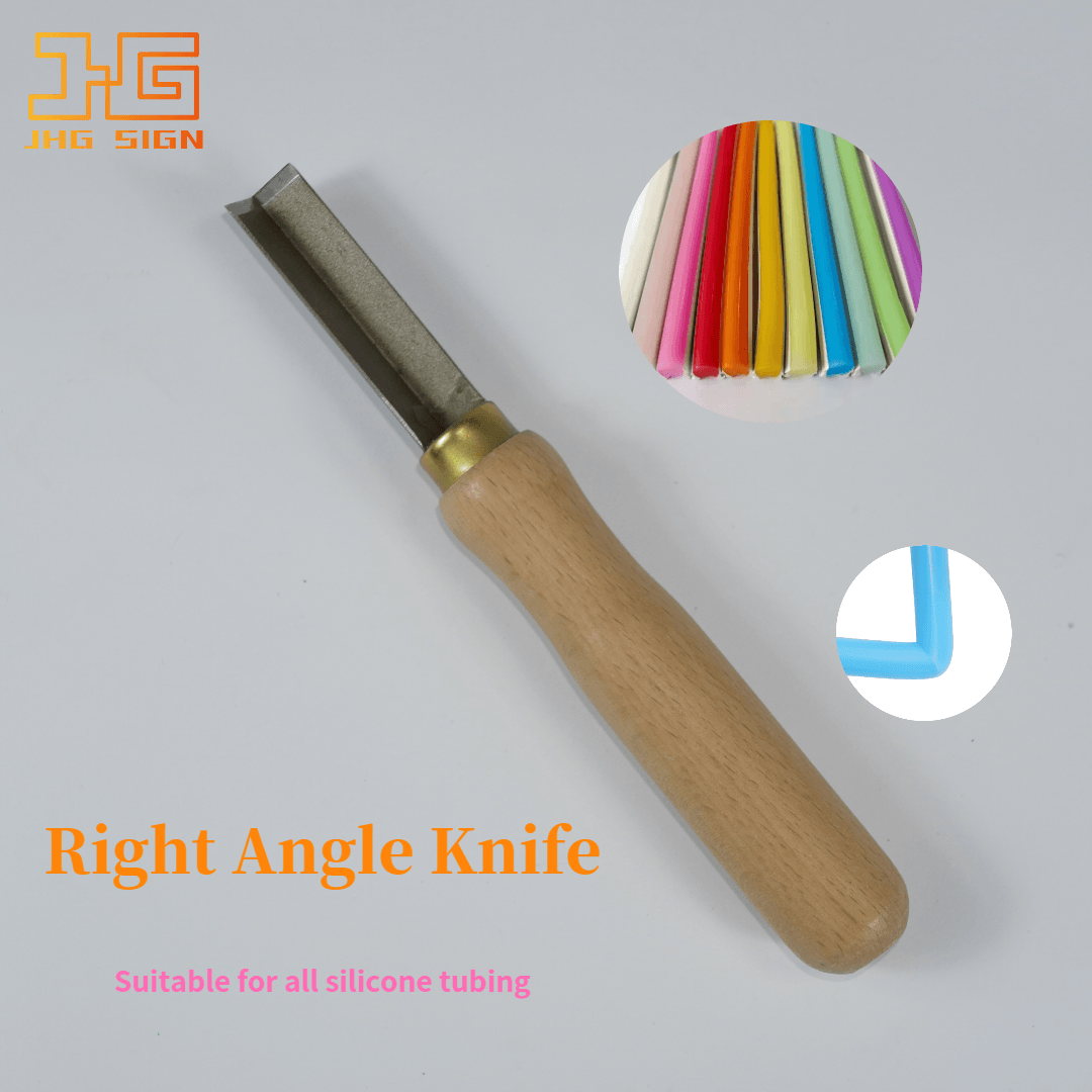 Split Silicone Tube Knife Wooden Handle Hand Tools