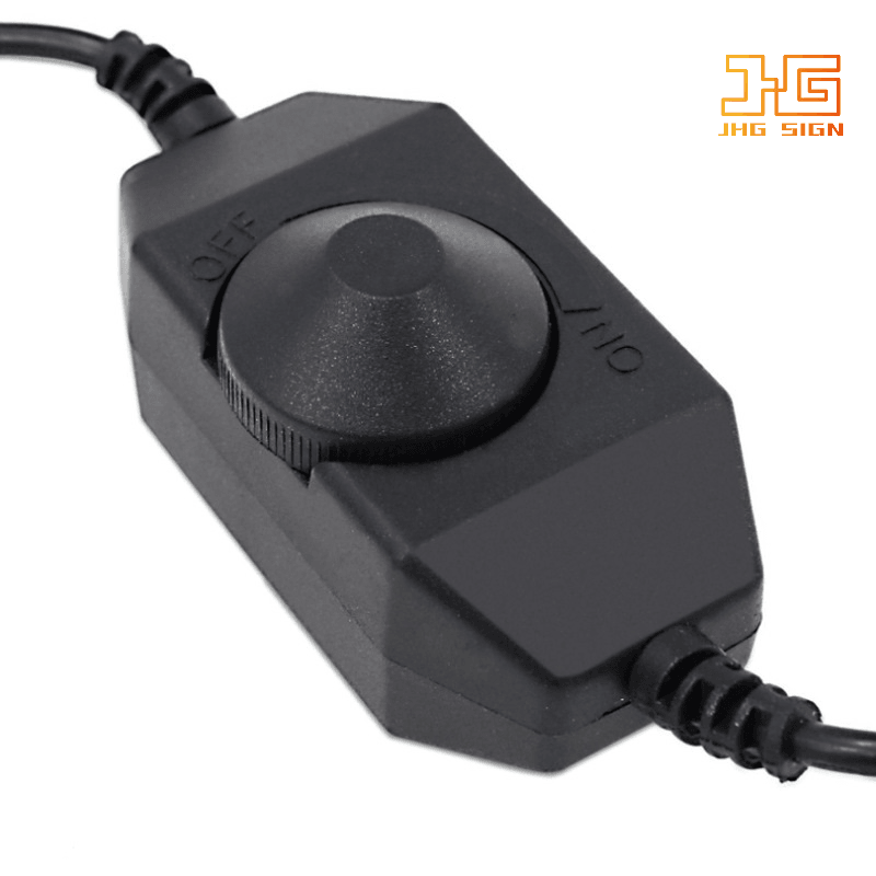 Single Color Dimming Brightness Adjustment Spiral Knob Online Switch Controller 12V