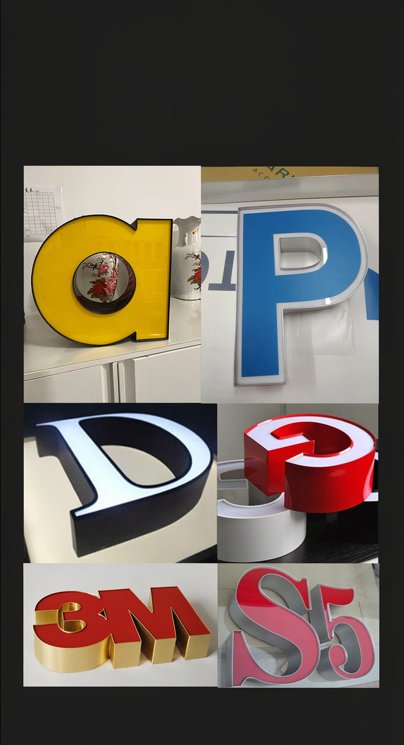 Channel Letter Aluminum With Foam and PVC Single-Fold Aluminum Edge Banding for Channel Letters 0.5mm