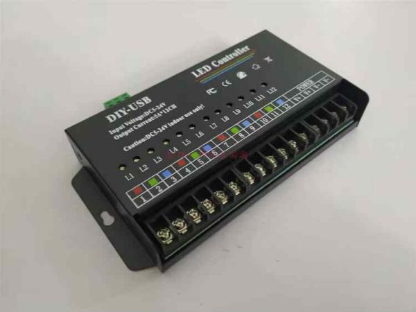 Flash Controller DC 5-24V Led 12 Channels Flashing Time Controllable
