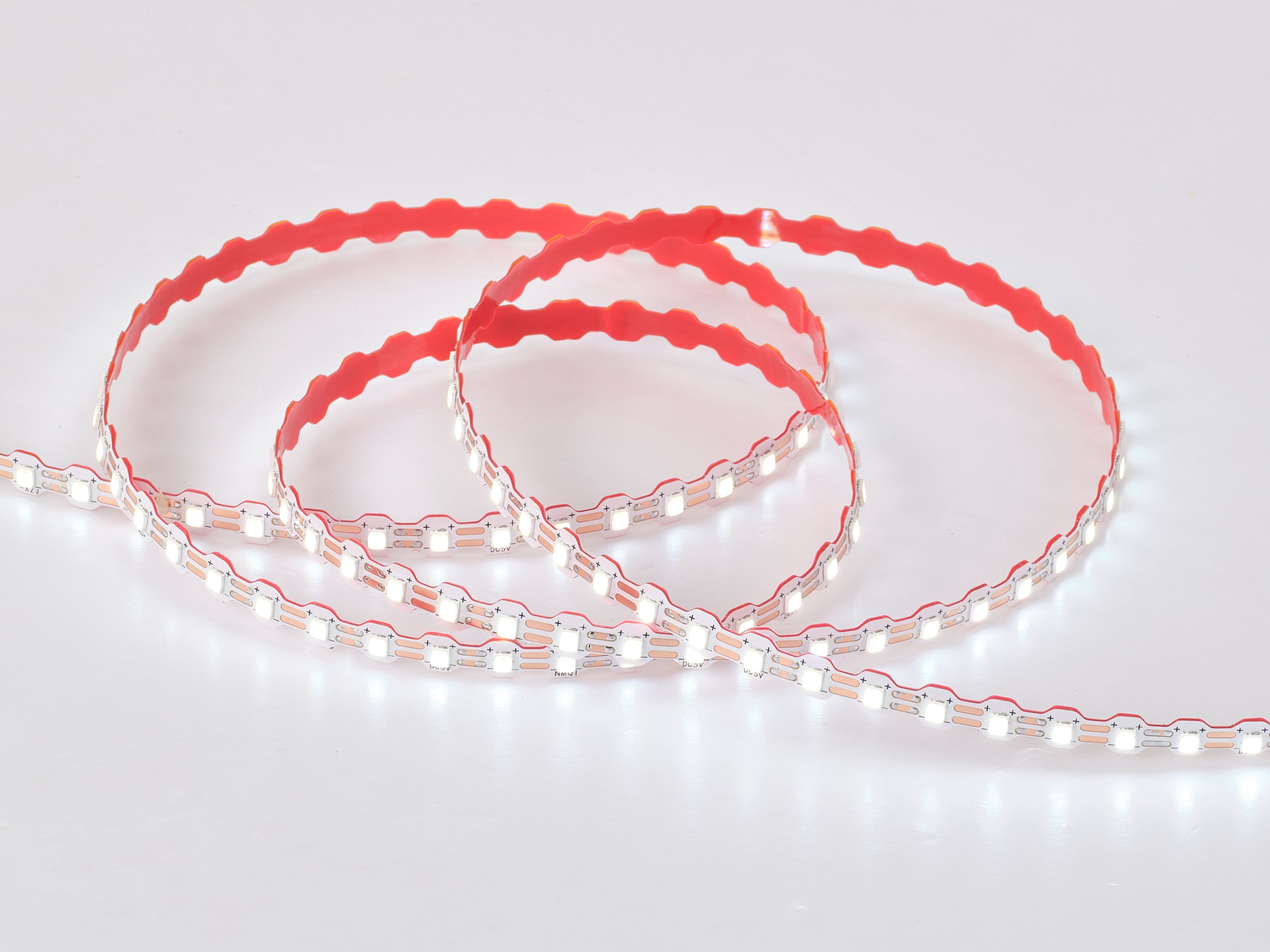 5V-NC110-7mm-110LED-2835 Single LED Cut S Shape LED Strip