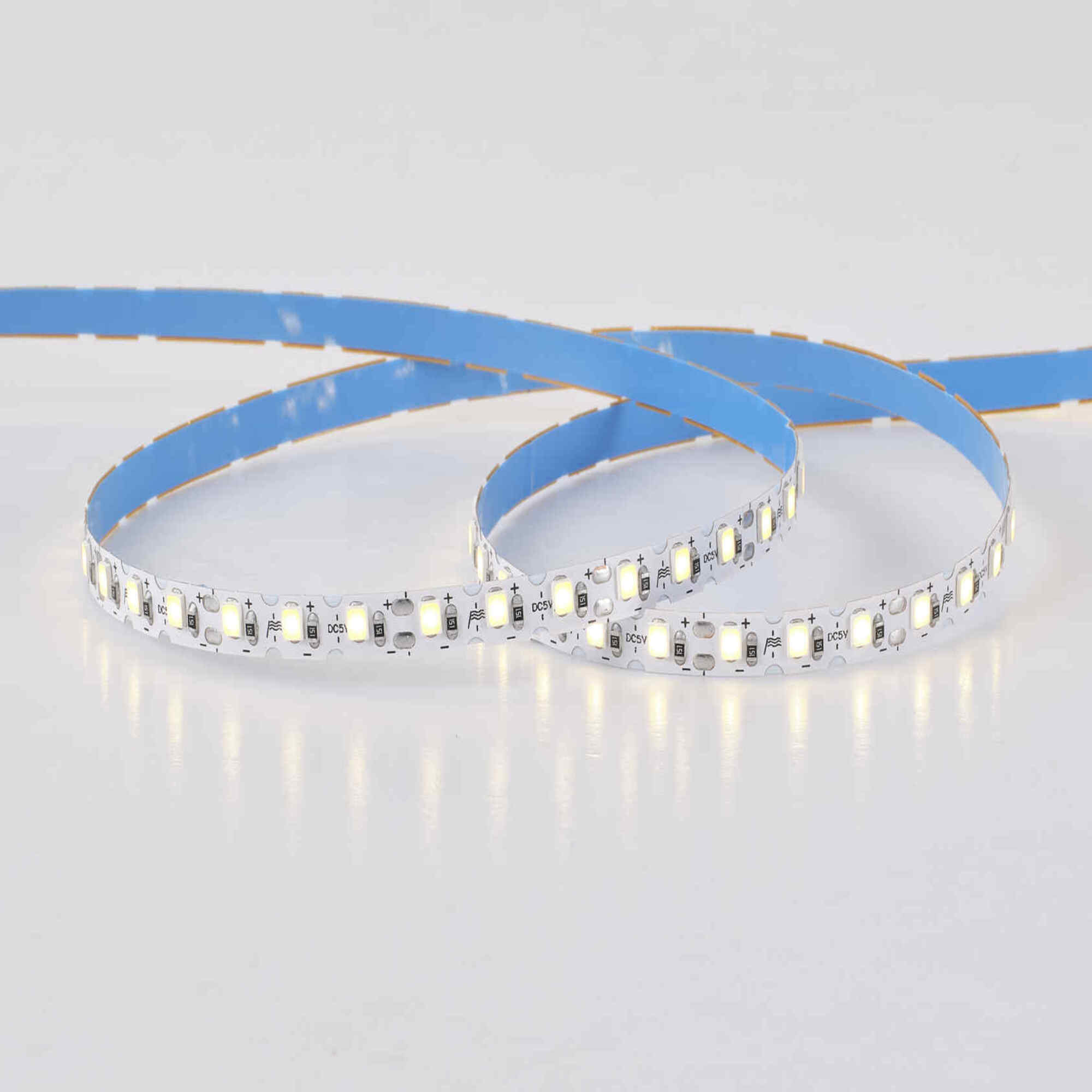 5V 120 LEDs S-Type LED Strip Light 3 LEDs Per Cut 10M Per Roll Flexible S Shape Design