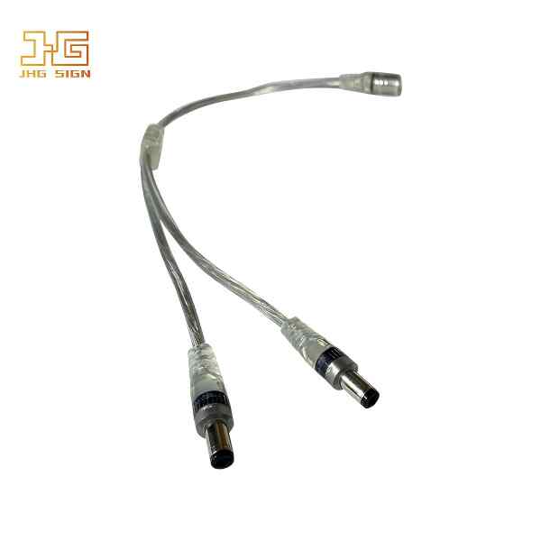 12V DC Power Jack 1 Female To 2 4 Male Spliter Wire