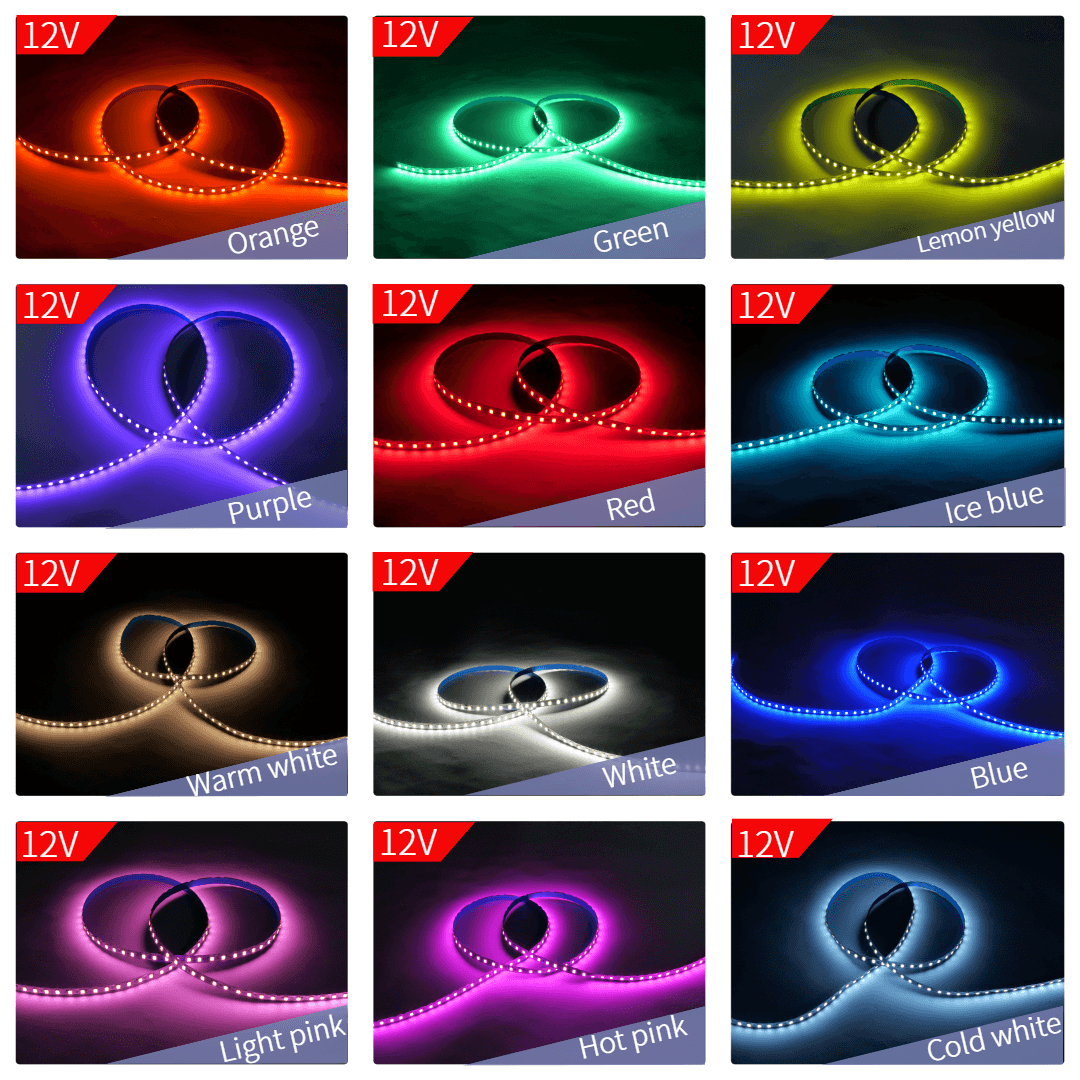 DC 12V Led Strips 120 Leds/Meter 10meters/roll