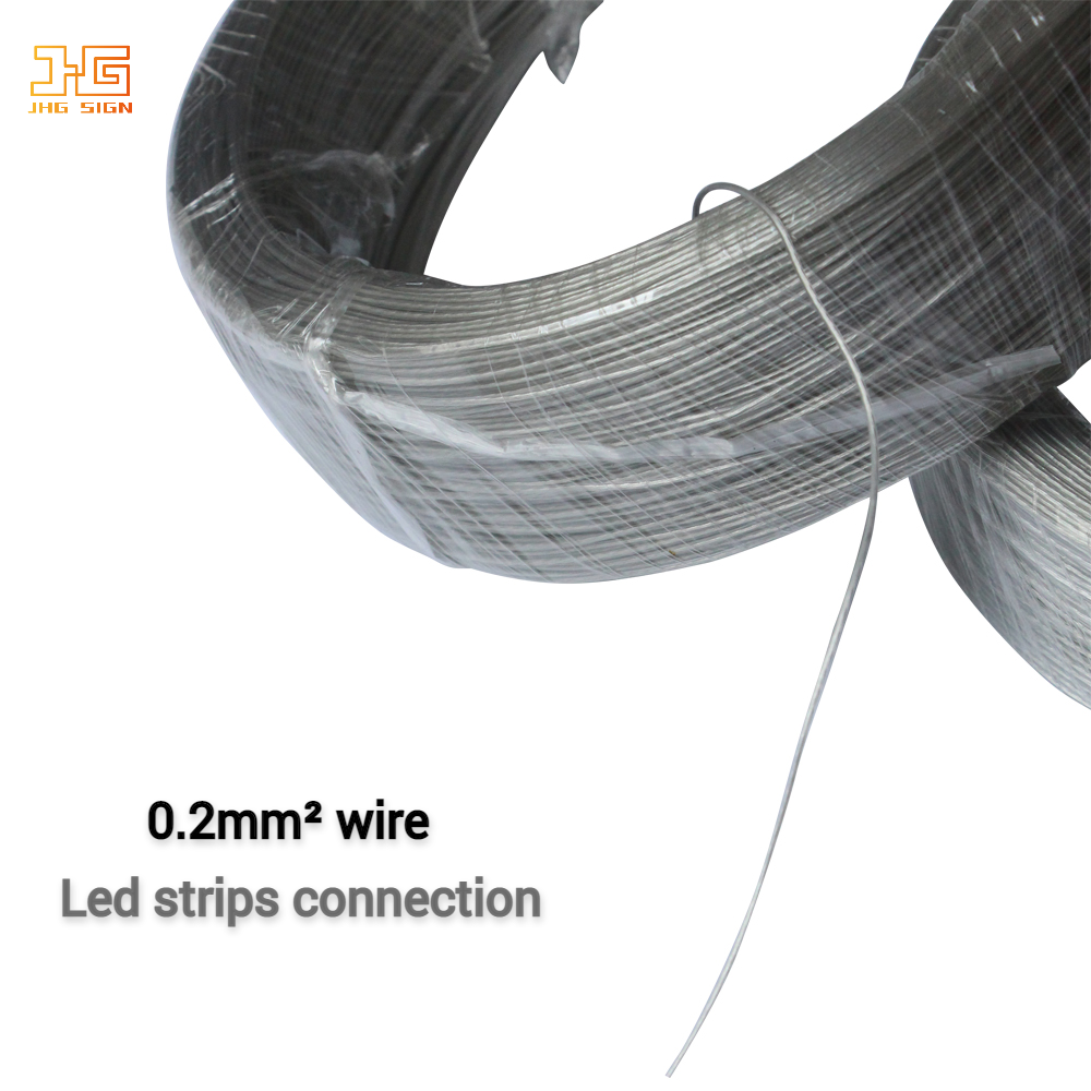 26AWG Single Wire Clear Transparent PVC 0.2mm²