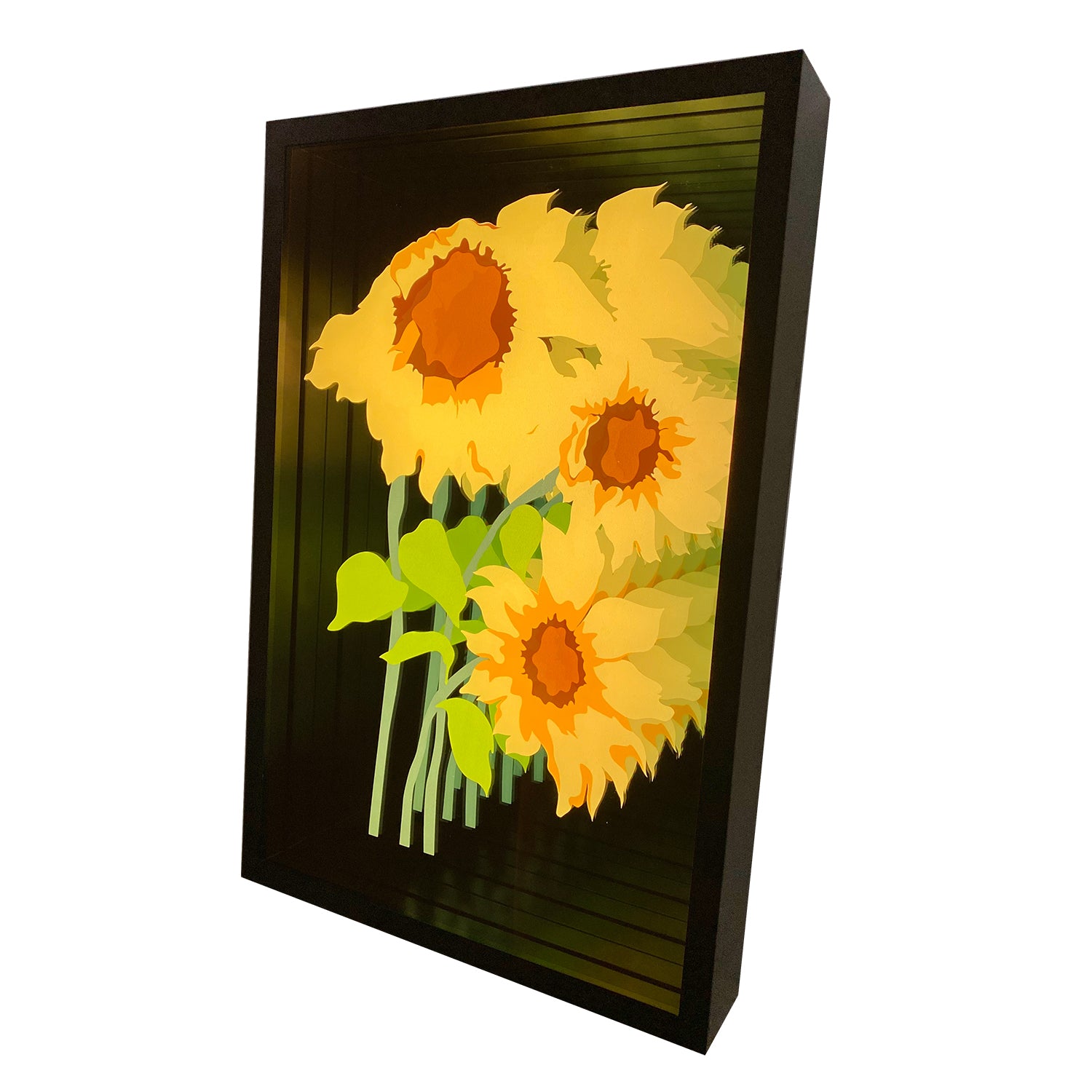 Sunflower led infinity mirror Best Gift for Birthday Wedding