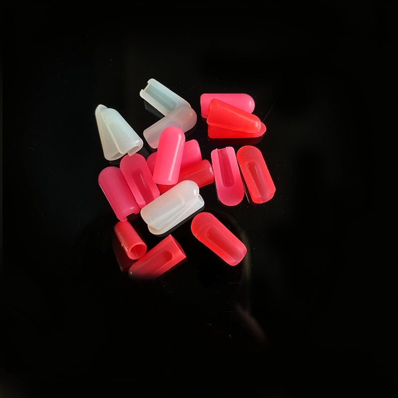 Silicone End Caps for LED Neon Strip Lights 6x12mm 8x16mm 200 Pcs