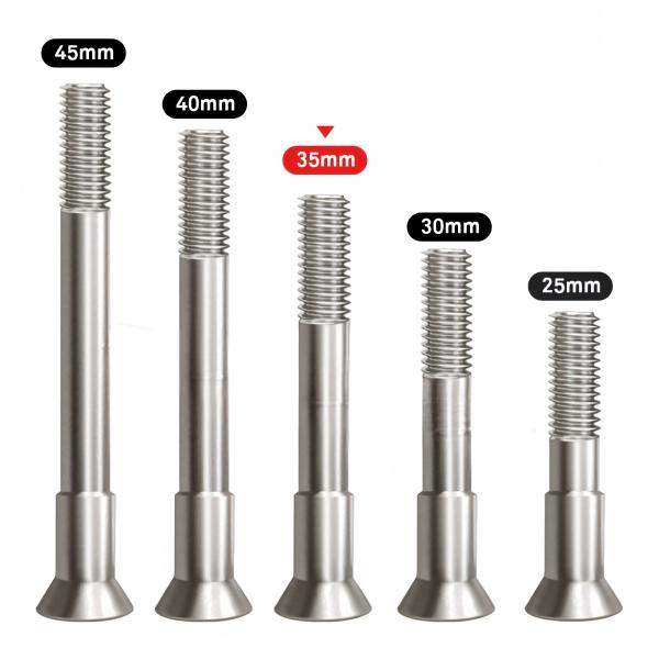 Dual-Purpose Threaded Stud & Nut Set for Acrylic and Back-Lit Sign Letters