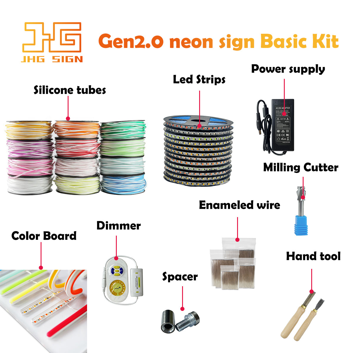 Gen 2.0 led neon sign Basic Kit