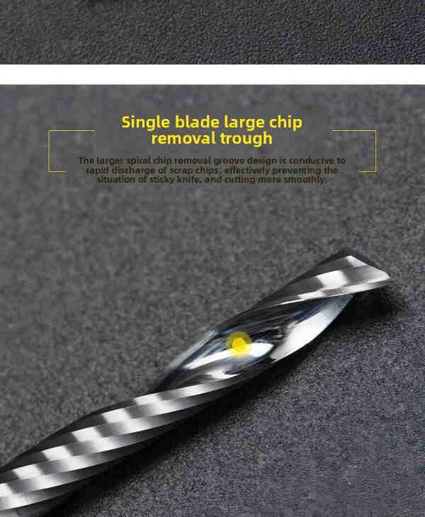 single edge spiral milling cutter
