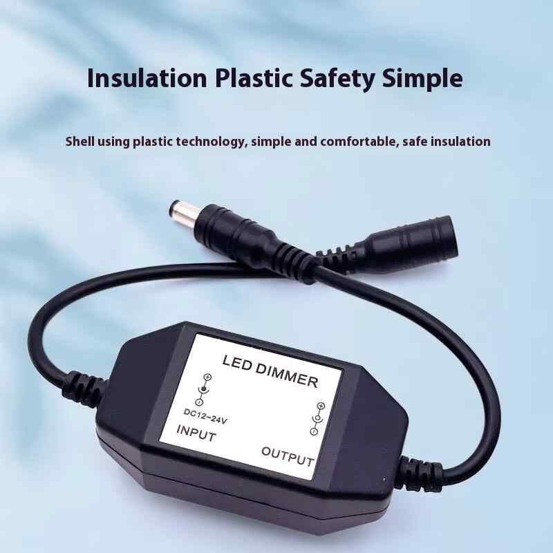 Single Color Dimming Brightness Adjustment Spiral Knob Online Switch Controller 12V