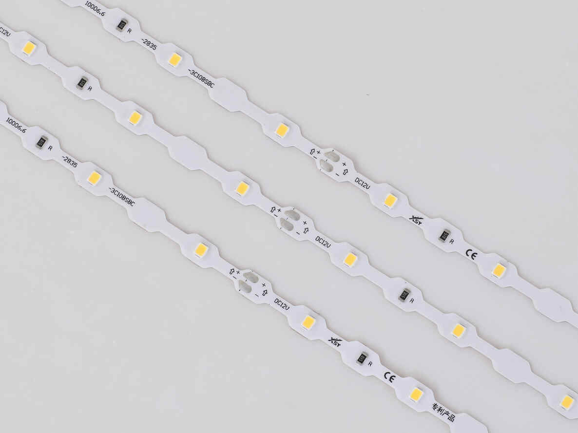 12V-C730T  30 LEDs/m 3 LEDs Per Cut IP65 Rainproof S Shape LED Strip
