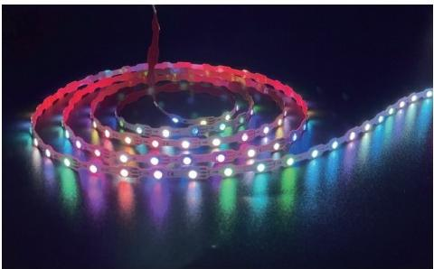 3535 SMD 5V 12V 60leds/Meter 1led/Cut 10Meters/roll Pixel RGB led strips DreamColor Pixel LED Strip Self-Adhesive Bendable