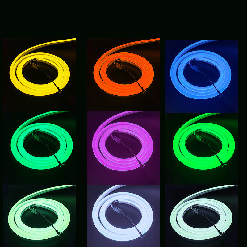 Pure Silicone RGB 6*12mm Gen1.0 led neon flex tube 5meters/Roll