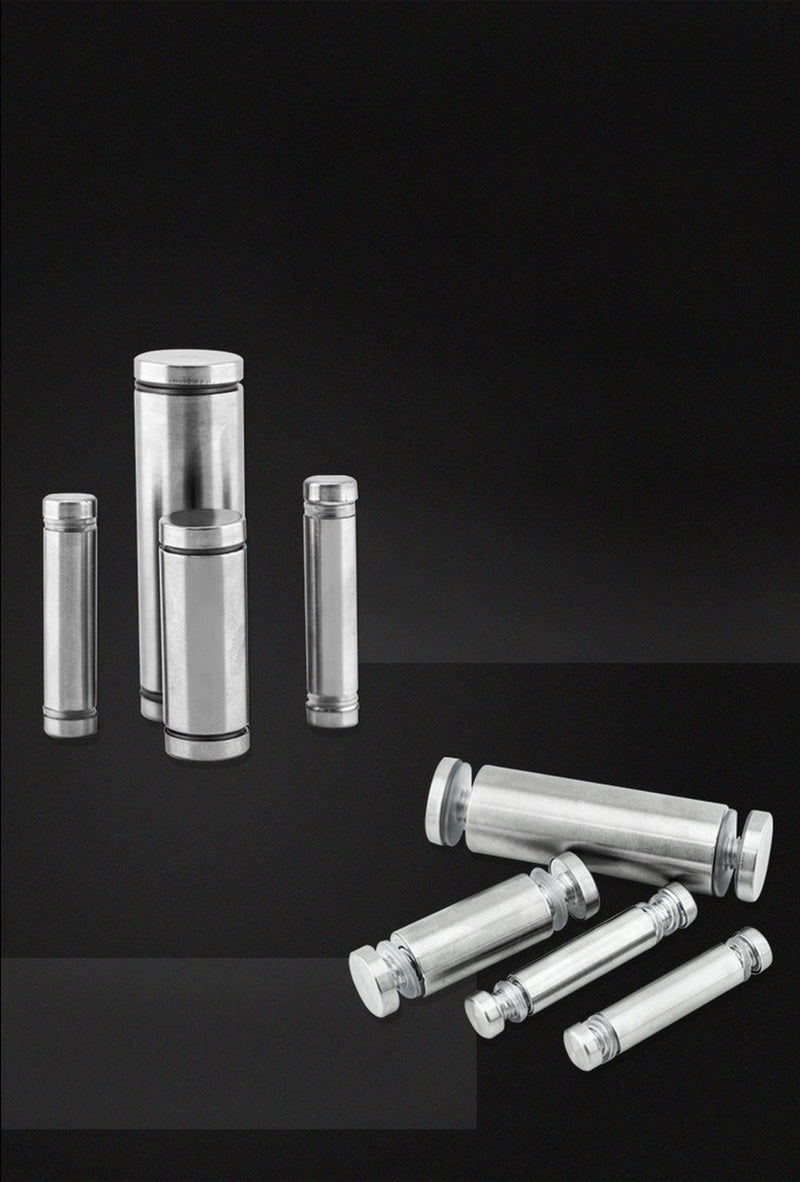 M12 Brushed Stainless Steel Standoff Screws for Acrylic Signs