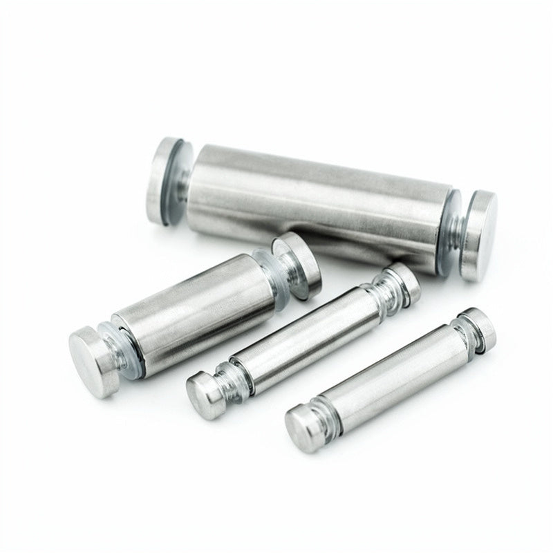 M12 Brushed Stainless Steel Standoff Screws for Acrylic Signs