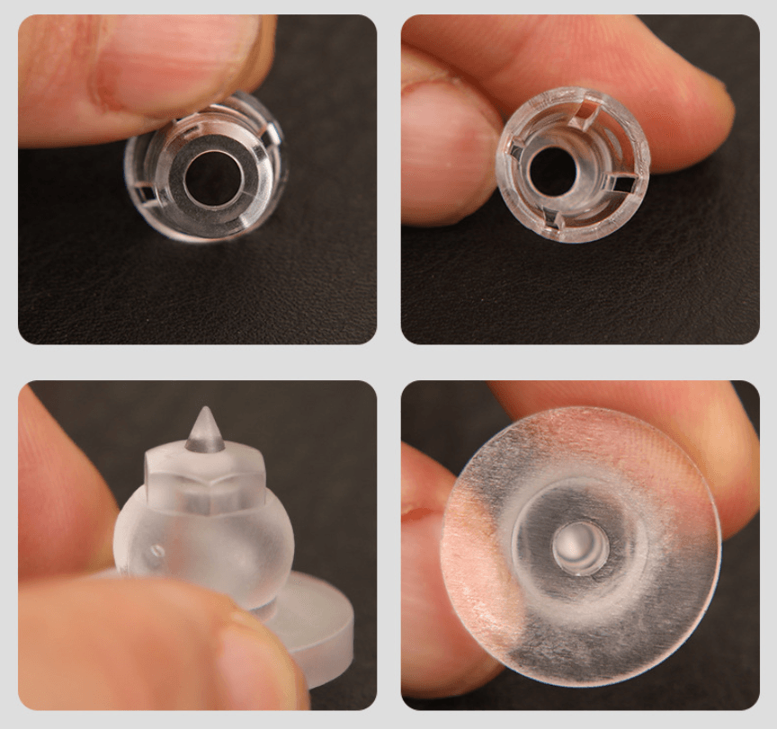 Clear Plastic PC Standoff Invisible Advertising Nail