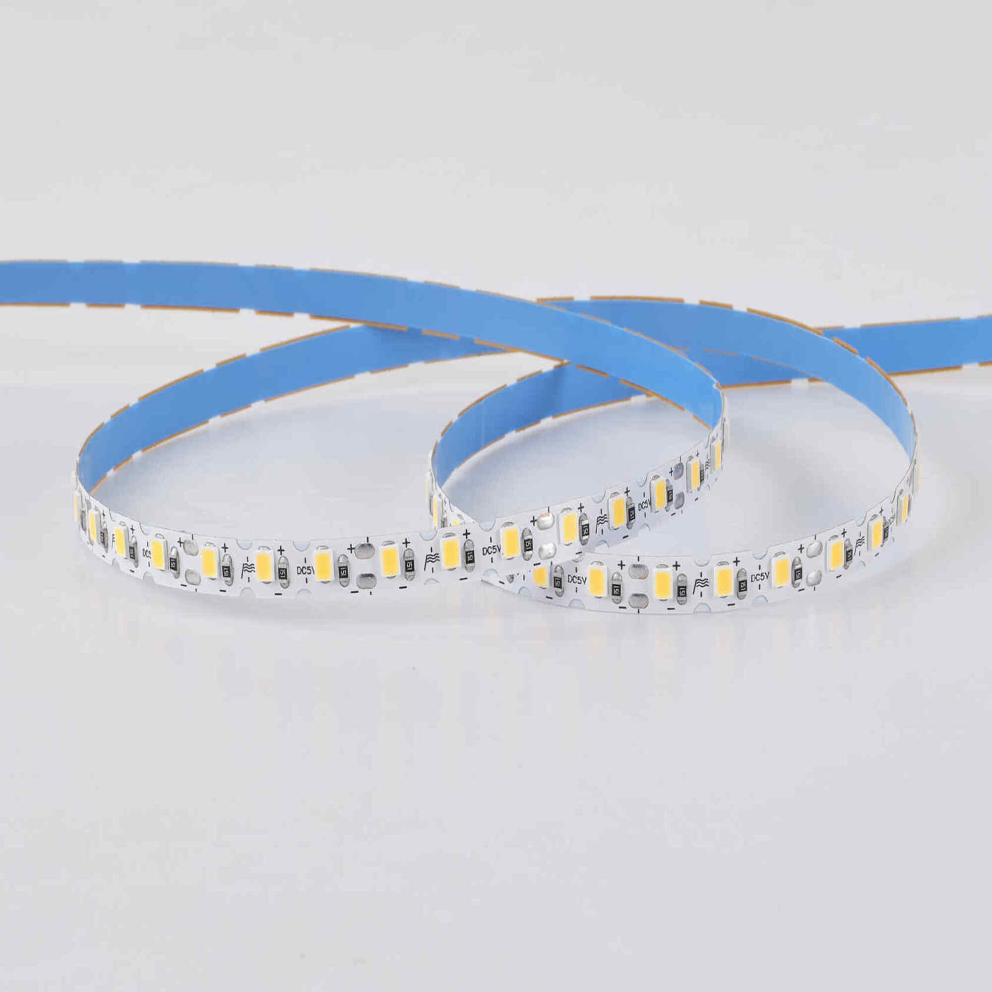 5V 120 LEDs S-Type LED Strip Light 3 LEDs Per Cut 10M Per Roll Flexible S Shape Design