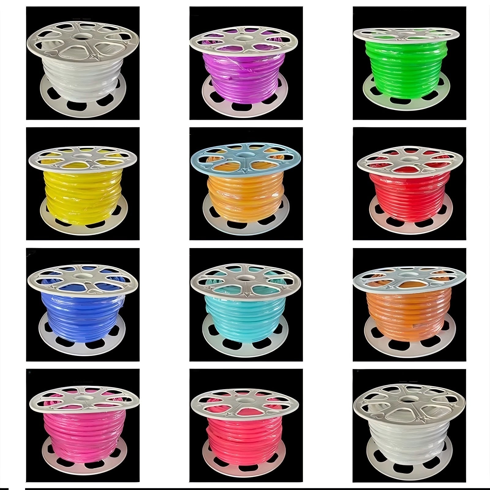 2026 Premium Series Gen 2.0 Split Silicone Neon Tubes for LED Neon Signs | 6mm 8mm 12mm | 50M/Roll