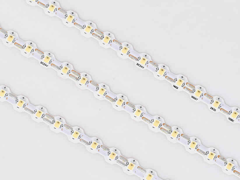 24V NC110 S Shape LED Strip Light Single LED Cut  110 LEDs/m 7mm PCB Designed for Large LED Neon Signs