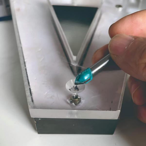 Dual-Purpose Threaded Stud & Nut Set for Acrylic and Back-Lit Sign Letters