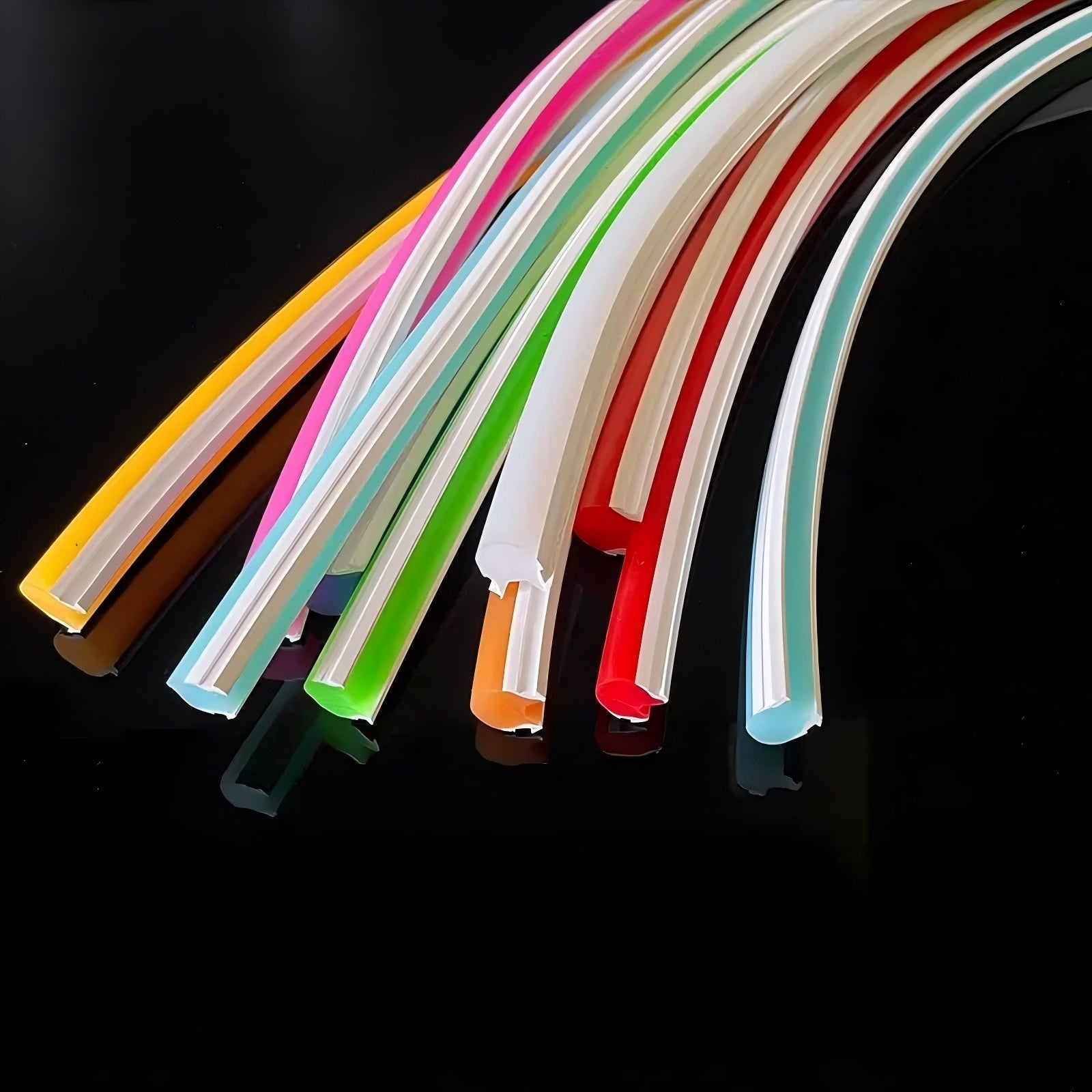 2026 Premium Series Gen 2.0 Split Silicone Neon Tubes for LED Neon Signs | 6mm 8mm 12mm | 50M/Roll