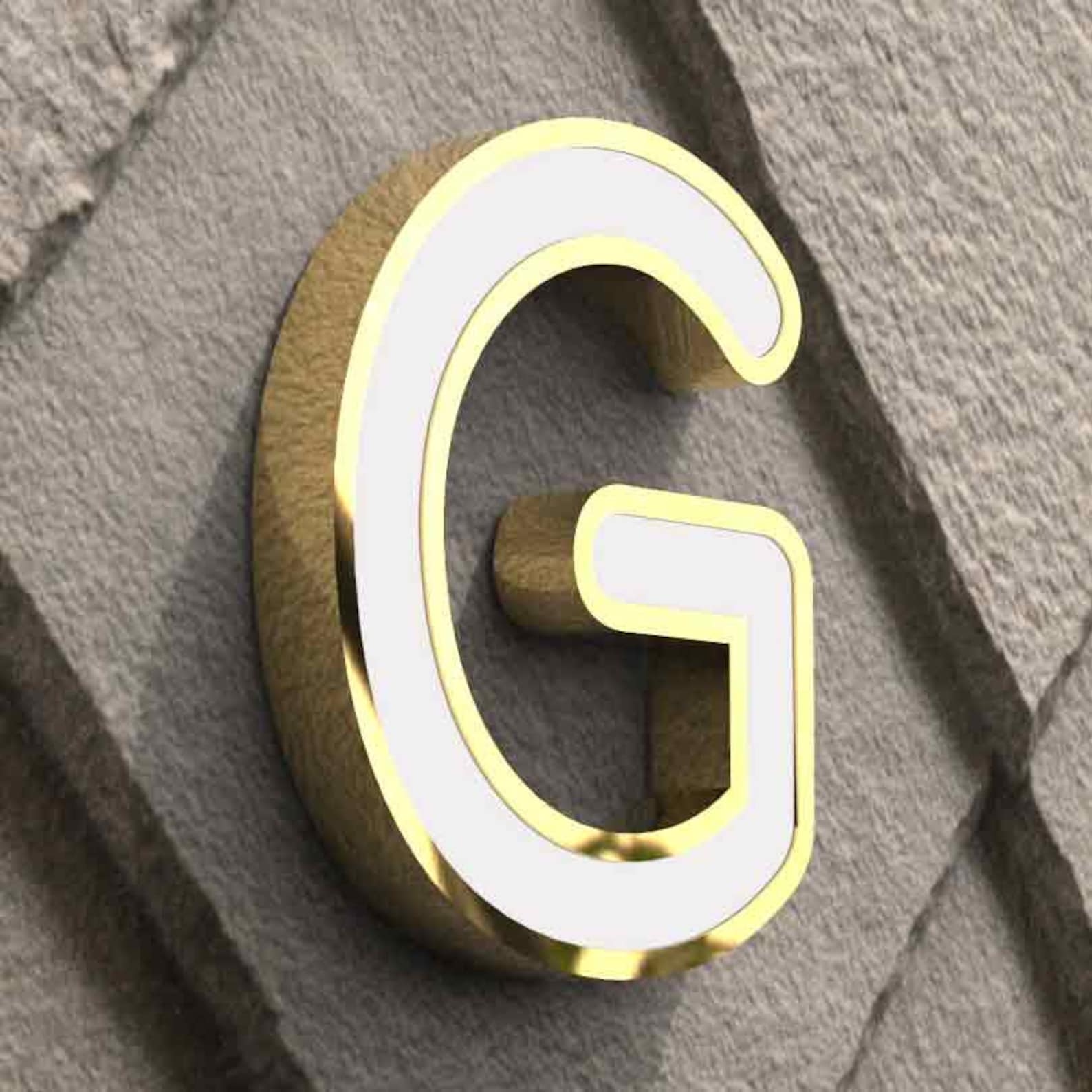 Metal edging LED Front Lit Channel Letters