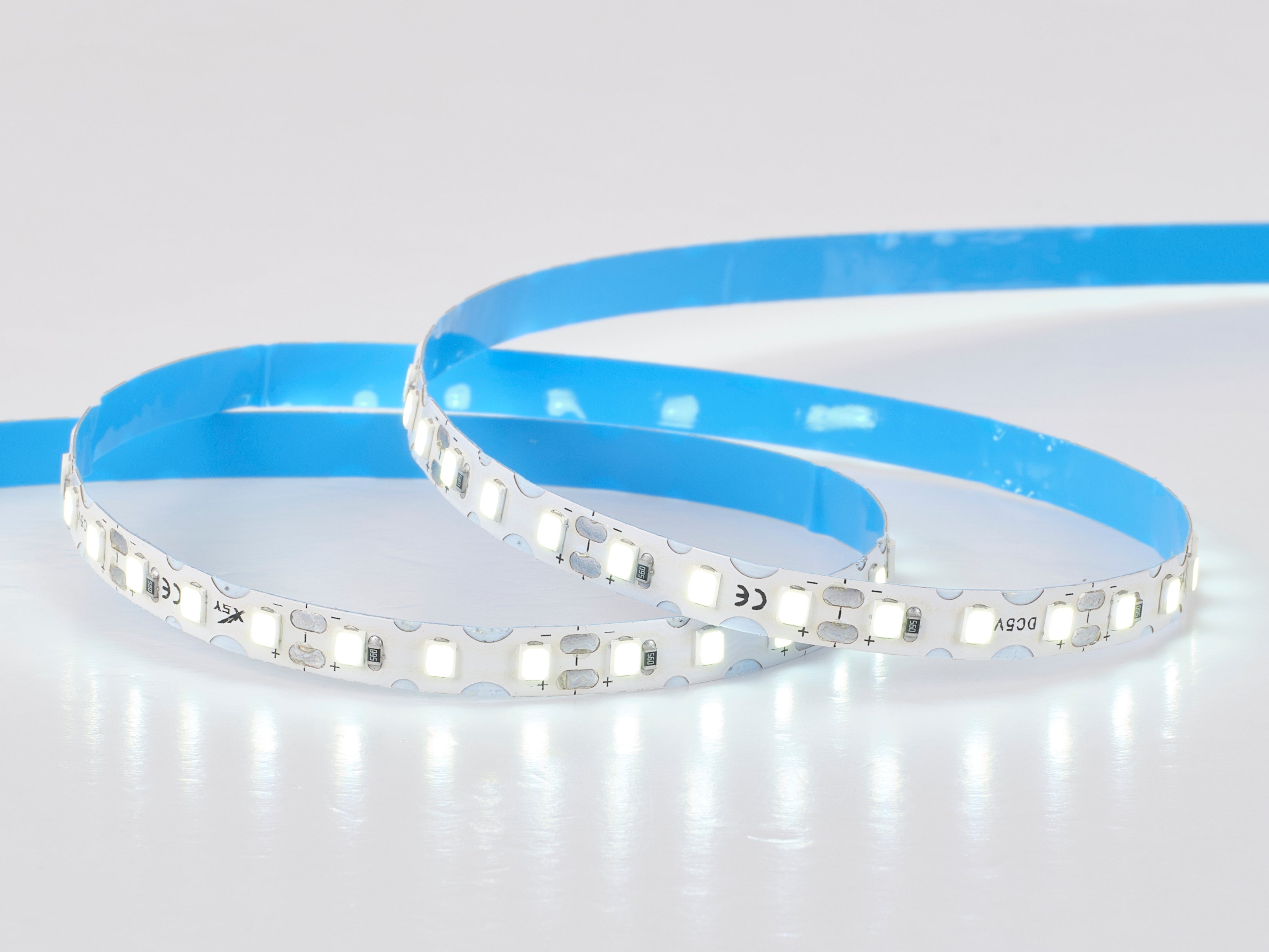 5V S Shape LED Strip Light 120 LEDs per meter • 3 LEDs Per Cut • 50M Per Roll Specially Designed for Split Neon Flex Sign Manufacturing