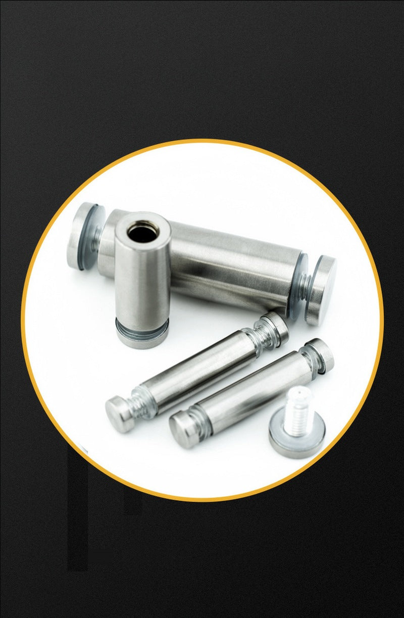 M12 Brushed Stainless Steel Standoff Screws for Acrylic Signs