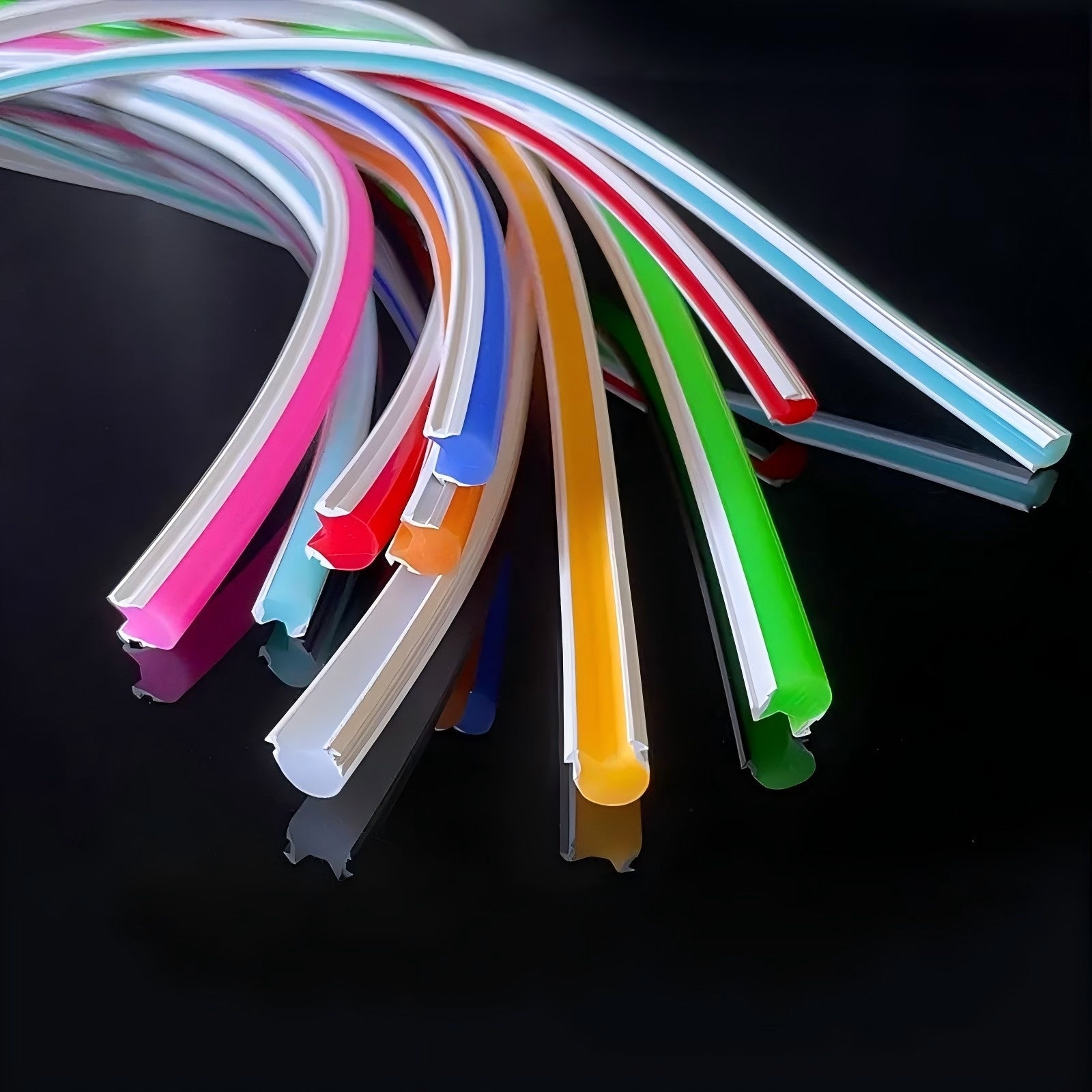2026 Premium Series Gen 2.0 Split Silicone Neon Tubes for LED Neon Signs | 6mm 8mm 12mm | 50M/Roll