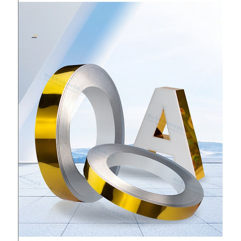 Flat Aluminum Coated Anodized Aluminum Coil For Channel Letter Strips Coil Colorful Aluminum 50Meters