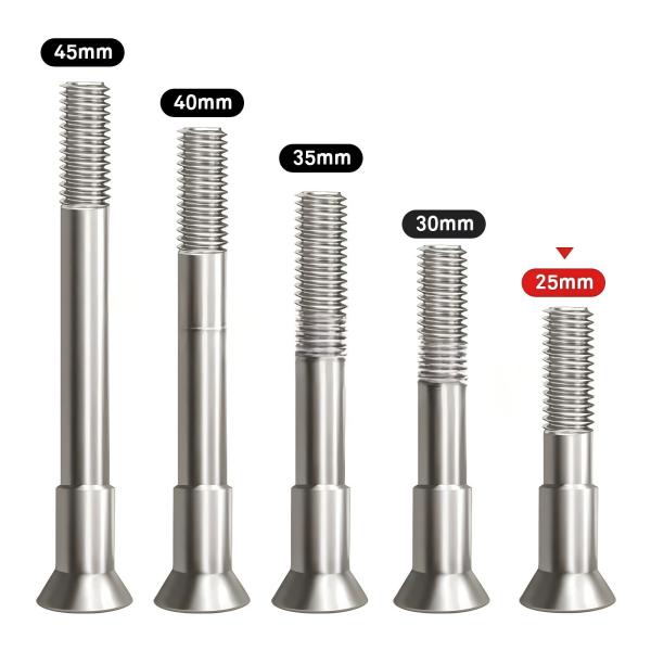 Dual-Purpose Threaded Stud & Nut Set for Acrylic and Back-Lit Sign Letters