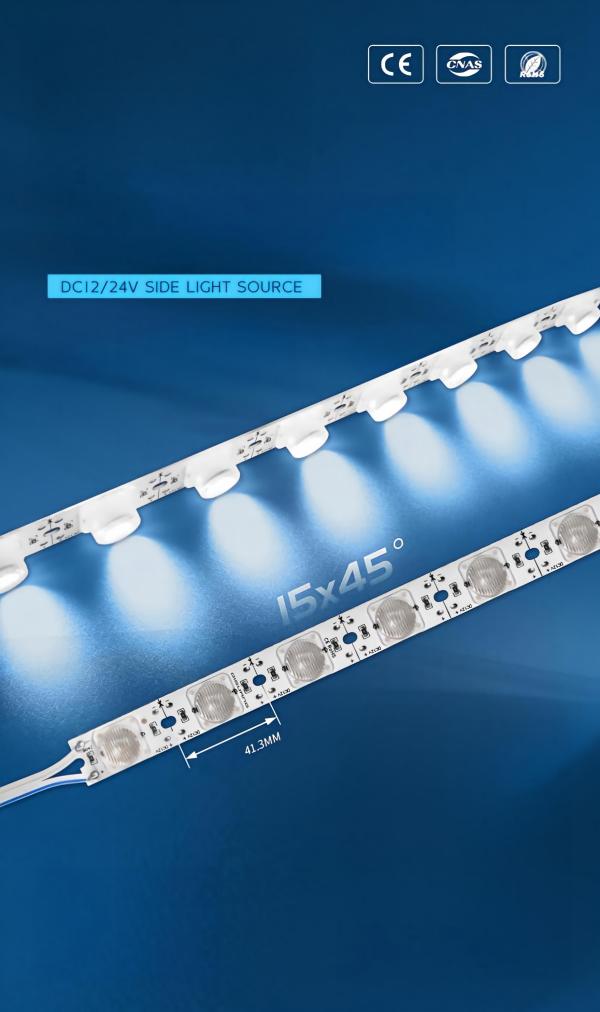 23 LED Side Emitting Module   DC12V • 23 LEDs • IP20 • High-Brightness LED Module for Slim Light Boxes & Double-Sided Signs