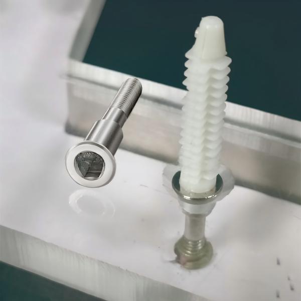 Dual-Purpose Threaded Stud & Nut Set for Acrylic and Back-Lit Sign Letters