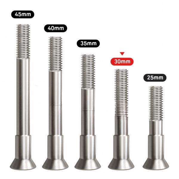 Dual-Purpose Threaded Stud & Nut Set for Acrylic and Back-Lit Sign Letters