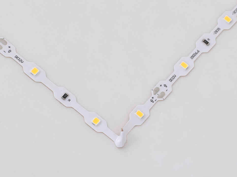12V-C730T  30 LEDs/m 3 LEDs Per Cut IP65 Rainproof S Shape LED Strip