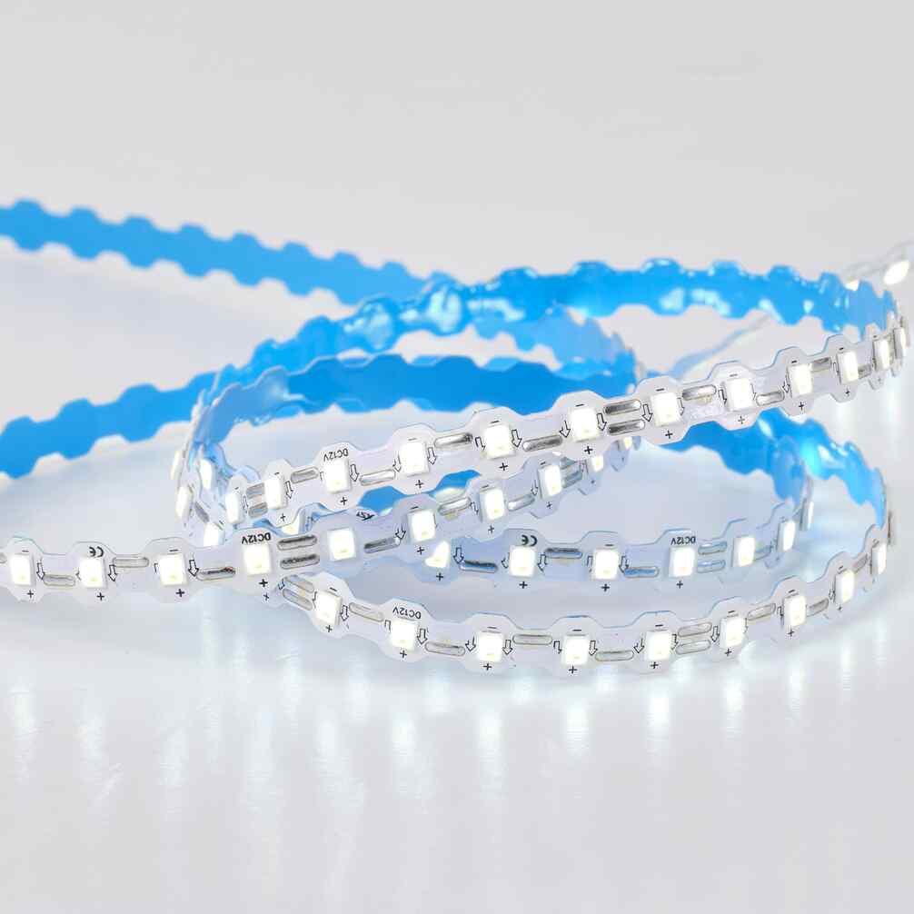 12V NC110 S-Type LED Strip Light 110 LEDs/M 2835 SMD Single LED Cuttable 7mm PCB Flexible S Shape Design