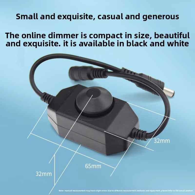 Single Color Dimming Brightness Adjustment Spiral Knob Online Switch Controller 12V