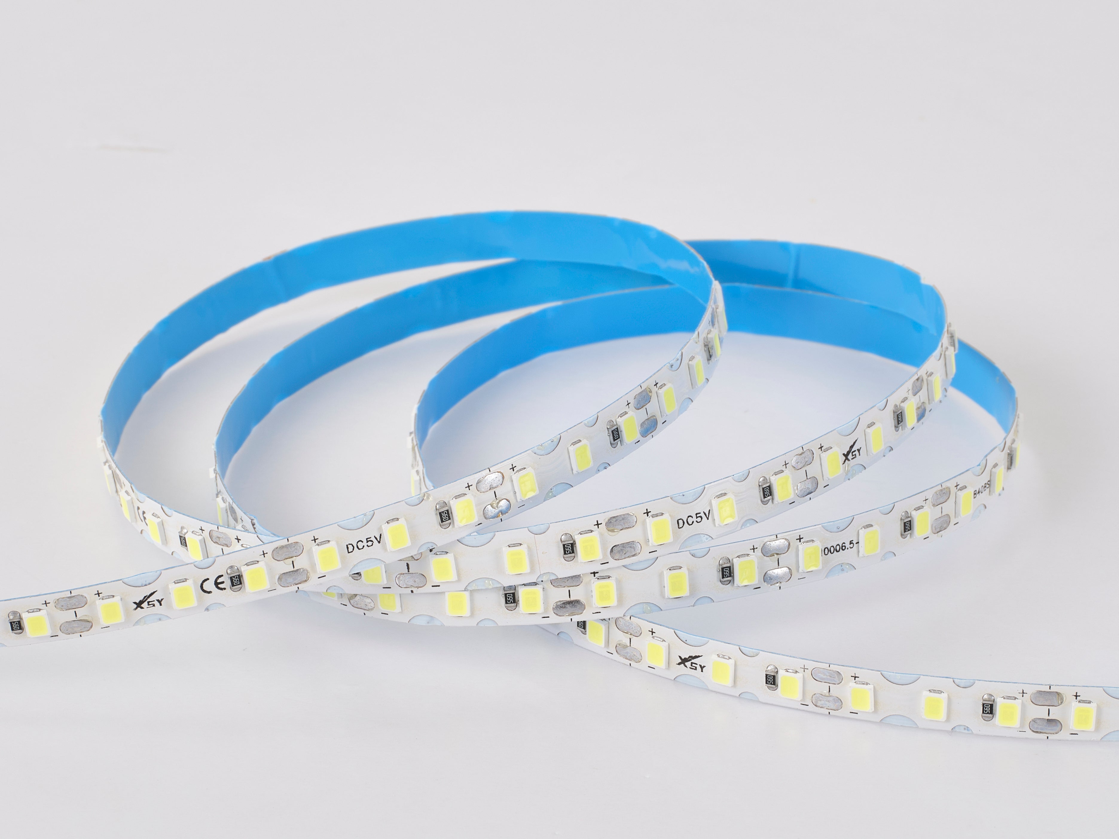 5V S Shape LED Strip Light 120 LEDs per meter • 3 LEDs Per Cut • 50M Per Roll Specially Designed for Split Neon Flex Sign Manufacturing