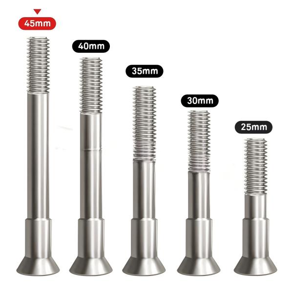 Dual-Purpose Threaded Stud & Nut Set for Acrylic and Back-Lit Sign Letters