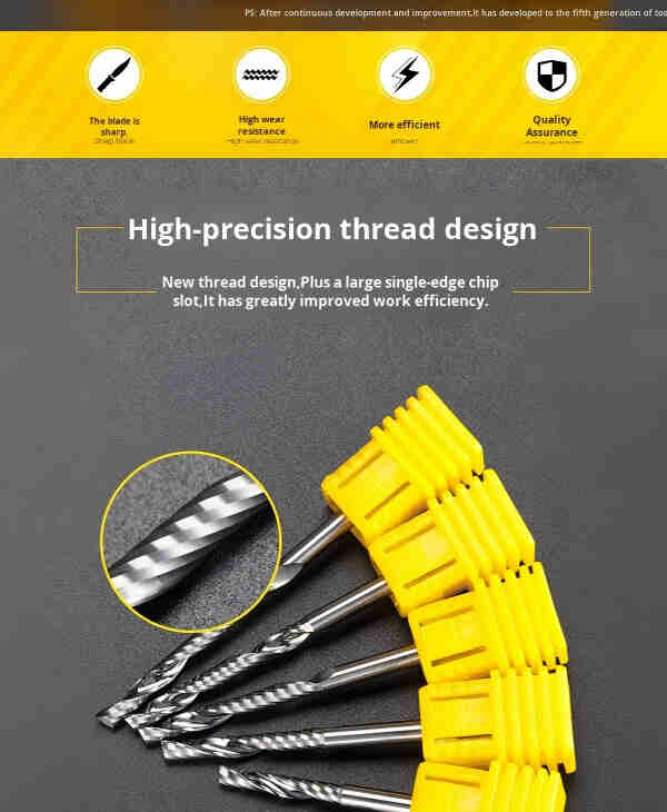 single edge spiral milling cutter