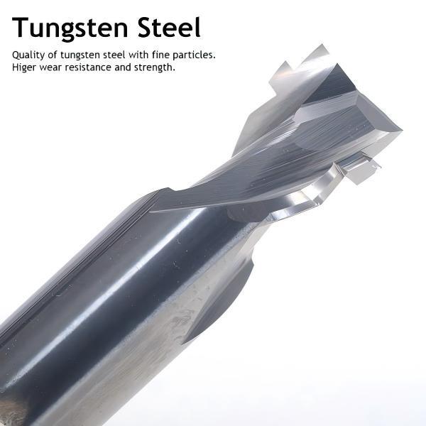 6/8/12mm Milling Cutter 6mm 10mm Shank Avaliable CNC Carving Bit Neon Sign Led Acrylic Slotting Knife